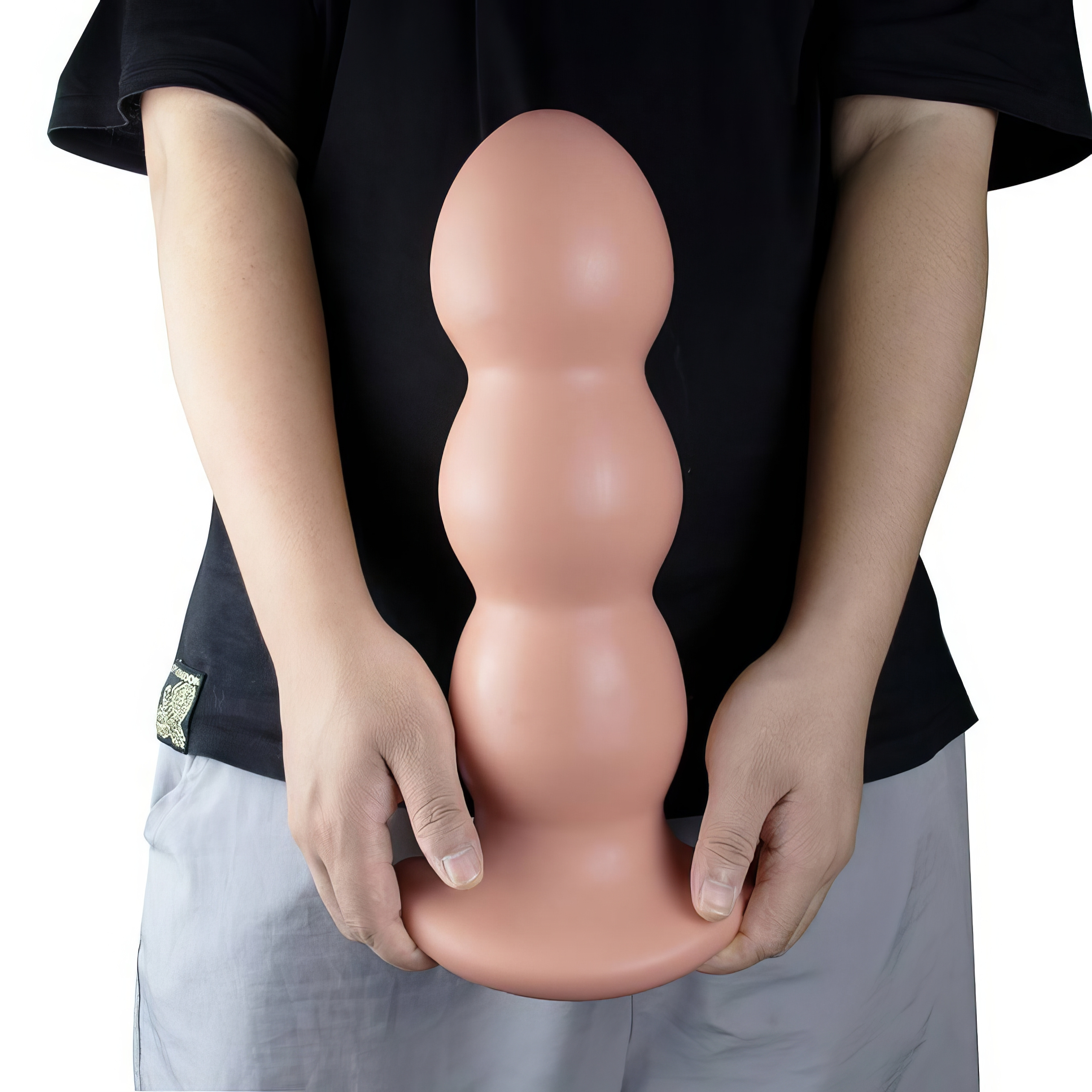 Wielki Ogromny Pot Ny Korek Analny Dildo Xxxl Z Kulkami Zaawansowana