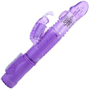 WIBRATOR POSUWISTO ROTACYJNY OBROTOWY GÓRA+DÓŁ - 36 FUNKCJI DEX KRÓLICZEK