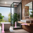 ZESTAW 3X  ŻELOWE DILDO NA PRZYSSAWCE ANALNE I WAGINALNE ELASTYCZNY PENIS