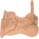 DUŻY TORS Z PENISEM ULTRAREALISTYCZNYM MĘSKA LALKA Z CYBERSKÓRY