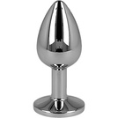 METALOWY KOREK ANALNY PLUG ZESTAW 3 KORKÓW S M L GRANATOWY DIAMENCIK