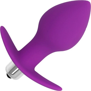 SILIKONOWY KOREK ANALNY Z WIBRATOREM ZATYCZKA PIESZCZOTY ANUSA WIBRATOR