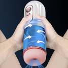 Automatyczne masturbator meski z funkcją ssania, wibracji, głos MEGA SPUST