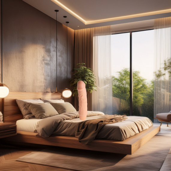 INTENSYWNY WIBRATOR DILDO NICZYM PRAWDZIWY MĘSKI CZŁONEK POTĘŻNA WIBRACJA 