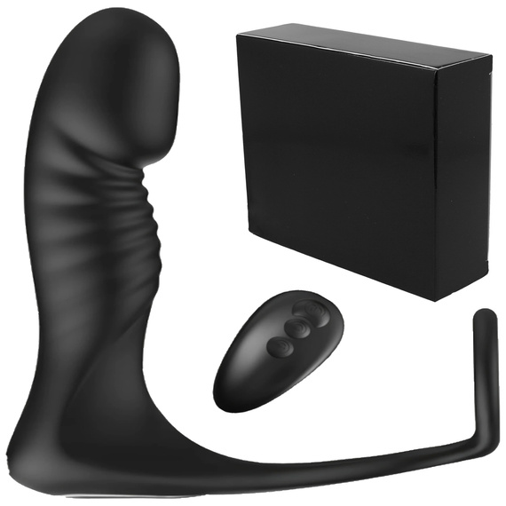WIBRATOR ANALNY WIELOFUNKCYJNY  MASAŻER PROSTATY 7 TRYBÓW ROTACJI NA PILOTA