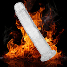 ELASTYCZNE ŻELOWE DILDO REALISTYCZNY SZTUCZNY PENIS 18 CM NA PRZYSSAWCE