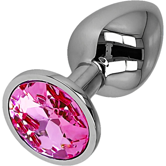 KOREK ANALNY Z KRYSZTAŁEM Z METALU WTYCZKA PIESZCZOTY ODBYTU