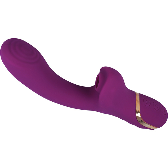 Silikonowy Wibrator Fioletowy Ssący Punktu G I Łechtaczki Masażer Pro LeLex