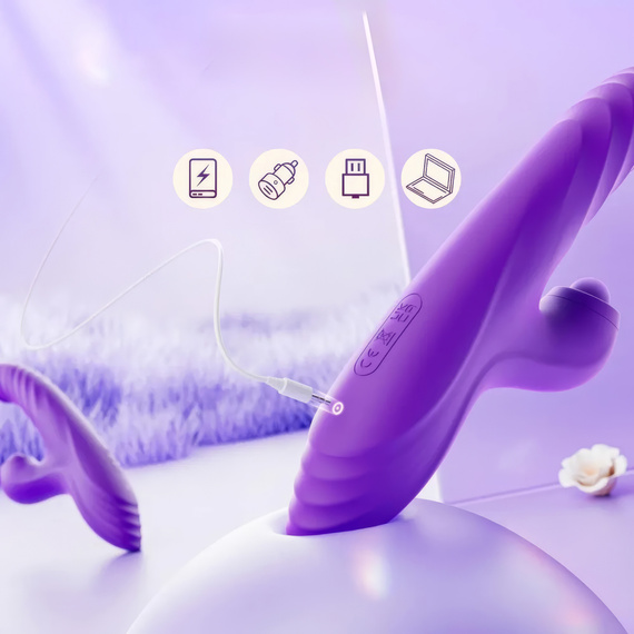 Wibrator Damski Wielofunkcyjny Króliczek Posuwisty Pulsacyjny Masażer LeLex