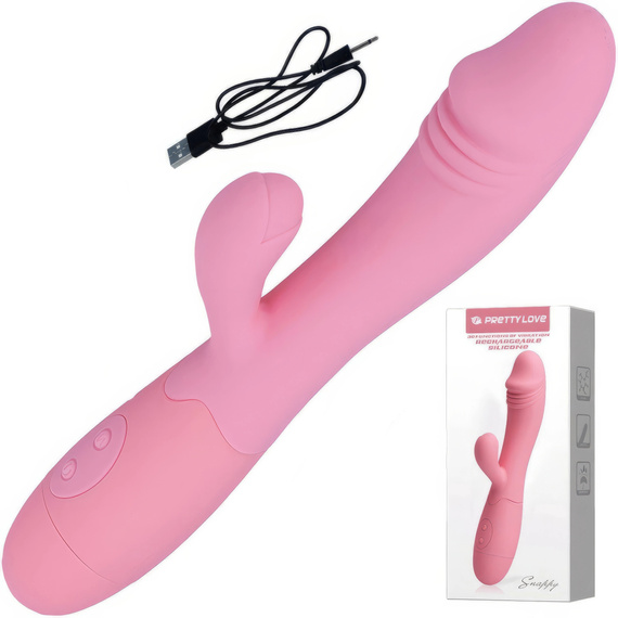 SILIKONOWY LUKSUSOWY WIBRATOR ŁADOWANY PRZEZ USB STYMULATOR ŁECHTACZKI