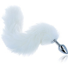 DŁUGA PUSZYSTA KITA METALOWY KOREK ANALNY LISI OGON SEX ZATYCZKA DO TYŁKA