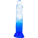Elastyczne Żelowe Dildo Sex Dong 17cm Dwukolorowy Realistyczny Penis LeLex