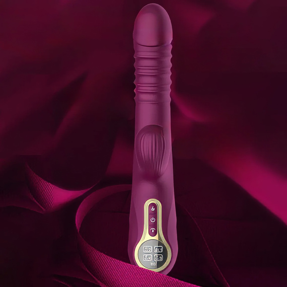 Wibrator Damski 4w1 Posuwisty Ssący Podgrzewany Masażer Punktu G USB LeLex