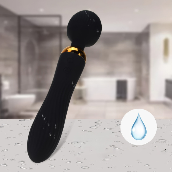 Dwustronny Wibrator Intensywny Masażer 2w1 Wielofunkcyjny Sex Zabawka LeLex