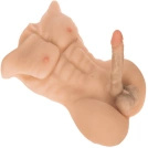 DUŻY TORS Z PENISEM ULTRAREALISTYCZNYM MĘSKA LALKA Z CYBERSKÓRY