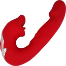 Wibrator Damski 3w1 Usta Z Trzepoczącym Językiem Ekskluzywny Masażer LeLex