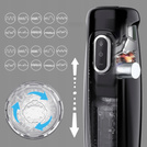 Masturbator Męski Sztuczna Pochwa Posuwisty Obrotowy Żelowa Zabawka LeLex