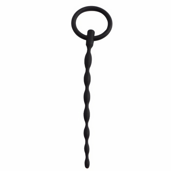 SILIKONOWY DILATOR Z MASUJĄCYMI KULKAMI MASTURBATOR CEWKI MOCZOWEJ PLUG