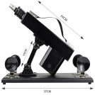 SEX GADŻET MEGA MASZYNA WIELOFUNCKYJNA ZESTAW 3X DILDO Z PRZYSSAWKAMI