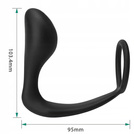 Masażer Prostaty Z Pierścieniem Na Penisa Elastyczny Silikonowy Korek LeLex