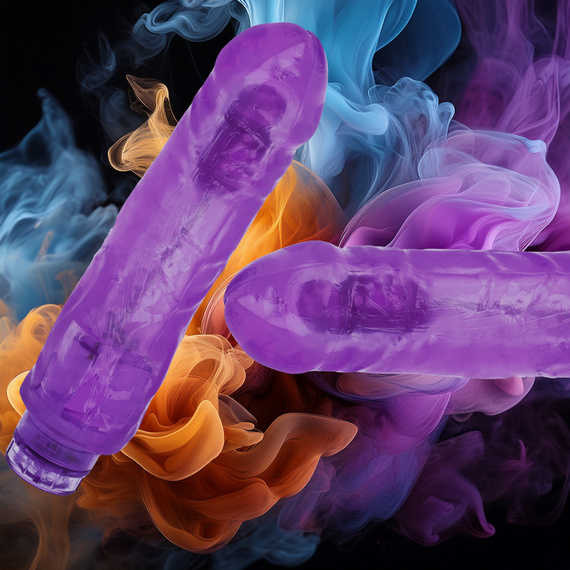 DUŻY ŻELOWY WIBRATOR WIELKI PENIS DO POCHWY XXL ŚREDNICA 5CM MĘSKI CZŁONEK 