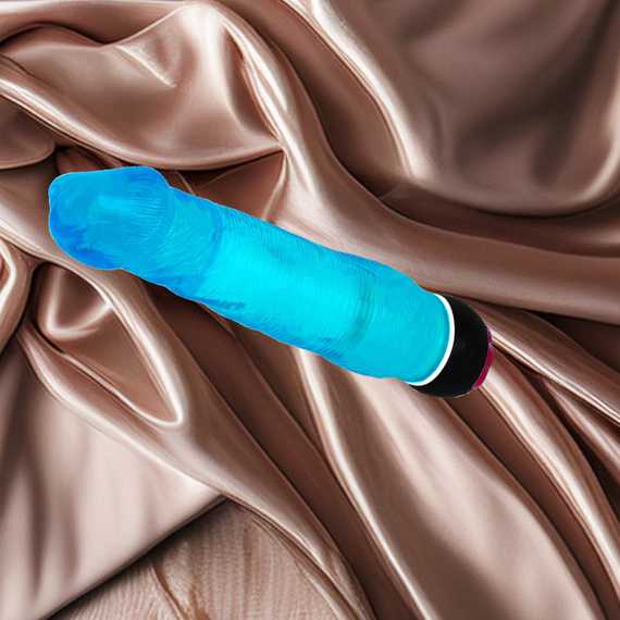 WIBRATOR ŻELOWY ZADOWALAJĄCY W 300 PROCENTACH PENIS JAK ŻYWY MEGA ORGAZM