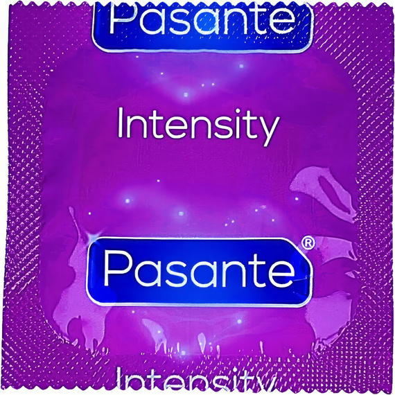72 Prezerwatywy PASANTE INTENSITY RIBS&DOTS z wypustkami MEGA SEX ORGAZM