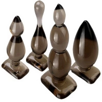 ŻELOWE KORKI ANALNE ZESTAW 4 SZTUK MEGA MIX KORKI ANAL PLUG WTYCZKA