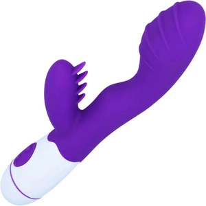 SEX WIBRATOR WIELOFUNKCYJNY ZE STYMULATOREM ŁECHTACZKI - INENSYWNE DOZNANIA