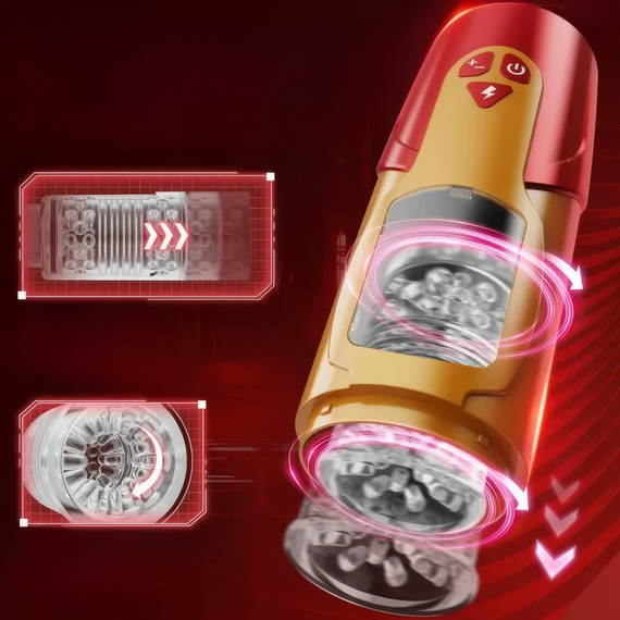 Masturbator W Tubie Dla Mężczyzn Realistyczny Automatyczny Posuwisty LeLex