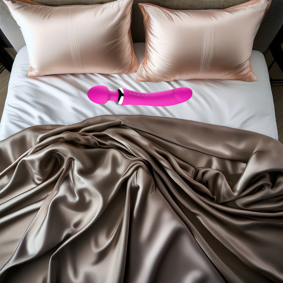 LUKSUSOWY WIBRATOR DAMSKI 2w1 PODGRZEWANY DO 45stC - USB DAWCA ORGAZMÓW