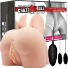 WIELKI SEX MASTURBATOR SZTUCZNA POCHWA ANUSIK JĘDRNE POŚLADKI + WIBRACJE