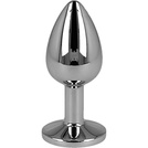 KOREK ANALNY Z KRYSZTAŁEM Z METALU ZATYCZKA DO ANUSA SEX PLUG