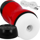 AUTOMATYCZNY MASTURBATOR MĘSKI SSĄCY I WIBRUJĄCY MIĘKKA POCHWA OWIJA PENISA