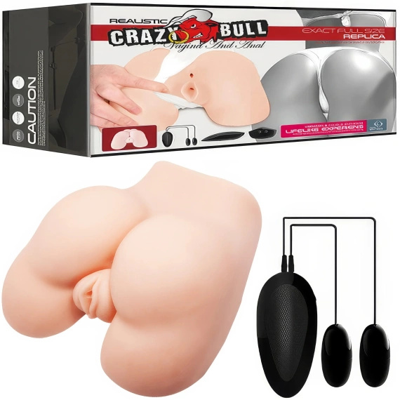 REALISTYCZNY MASTURBATOR CIĘŻKI WAGINA I ANAL JĘDRNE POŚLADKI SUPER PREZENT