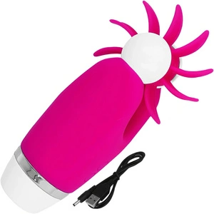 MASAŻER ŁECHTACZKOWY WIBRATOR DLA KOBIET - MASAŻER IMITUJĄCY JĘZYK