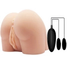 WIELKI SEX MASTURBATOR SZTUCZNA POCHWA ANUSIK JĘDRNE POŚLADKI + WIBRACJE