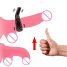 Erekcyjny Pierścień Na Penisa Wibrujący Stymuluje Łechtaczkę Dla Par LeLex