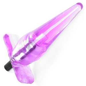 ŻELOWY KOREK ANALNY Z WIBRACJĄ ZATKNIJ SOBIE TYŁEK GŁADKI I GIĘTKI DO PUPY