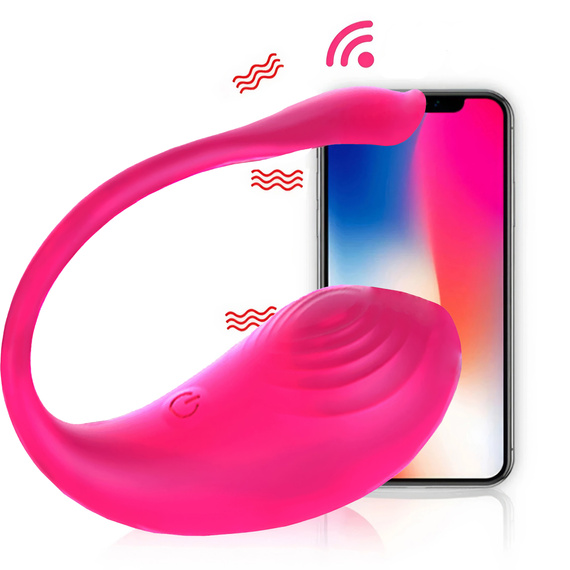 Wibrujące Jajeczko Orgazmowe Sterowane Aplikacją Bluetooth Sex Gadget LeLex