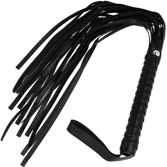 Zestaw BDSM 13el Kajdanki Pejcz Knebel Obroża Smycz Wibrator Korek LeLex