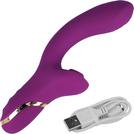 Silikonowy Wibrator Fioletowy Ssący Punktu G I Łechtaczki Masażer Pro LeLex