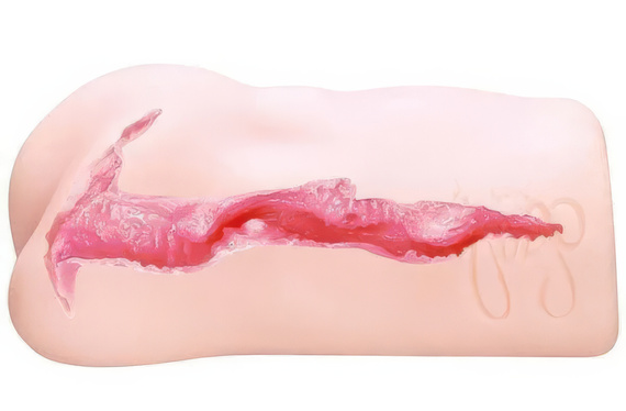 MASTURBATOR SSĄCY REALISTYCZNA SZTUCZNA POCHWA 3D WARGI SROMOWE ŁECHTACZKA