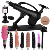 Maszyna Z Penisami Pochwą 6 Wibratorów Zestaw Sex Dildo Automatyczny LeLex