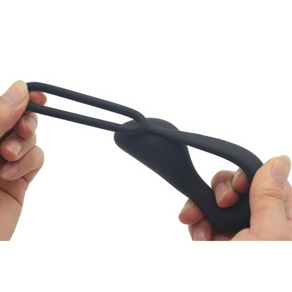 Masażer Prostaty Z Pierścieniem Na Penisa Elastyczny Silikonowy Korek LeLex