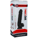 DUŻY 22 CM REALISTYCZNY PENIS DILDO Z PRZYSSAWKĄ MEGA JĄDARA I ŻYŁY