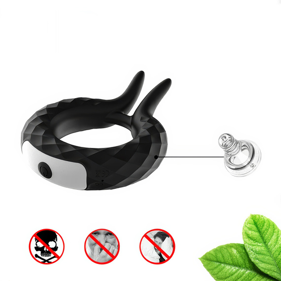 Erekcyjny Pierścień Na Penisa Wibrujący Stymuluje Łechtaczkę Dla Par LeLex