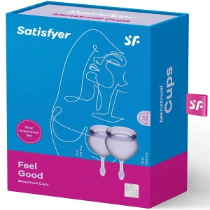 HIGIENICZNE KUBKI MENSTRUACYJNE SILIKON MEDYCZNY GŁADKI PRZYJEMNY W DOTYKU