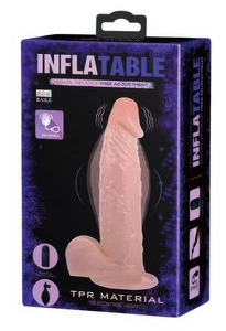 POMPOWANY PENIS Z WIBRACJĄ DILDO DO WAGINY I ANUSA - POWIĘKSZ GO JAK LUBISZ