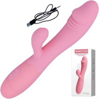 SILIKONOWY LUKSUSOWY WIBRATOR ŁADOWANY PRZEZ USB STYMULATOR ŁECHTACZKI